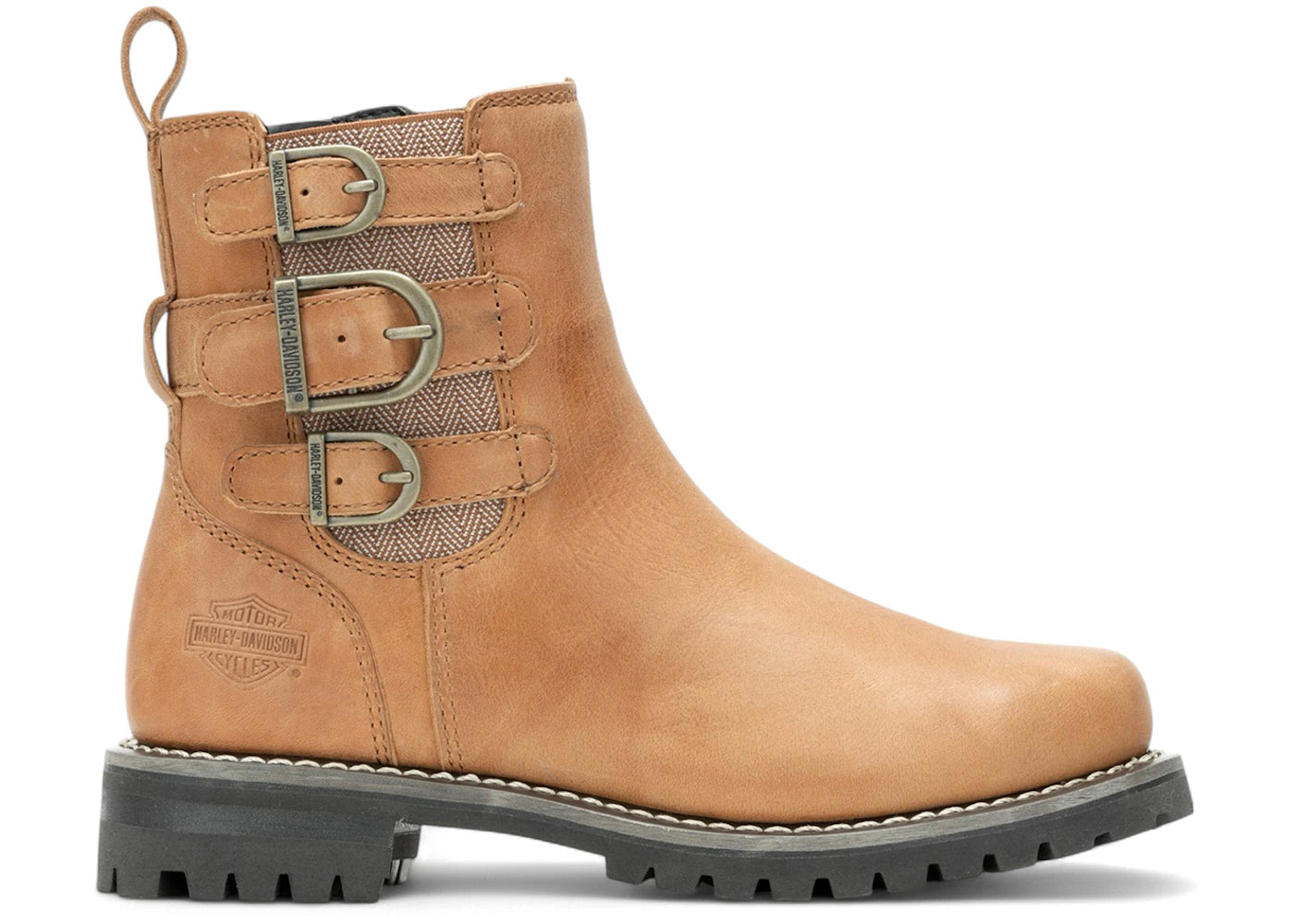Harley-Davidson Beasley 6" Strap Boots Tan Brown (Women's)