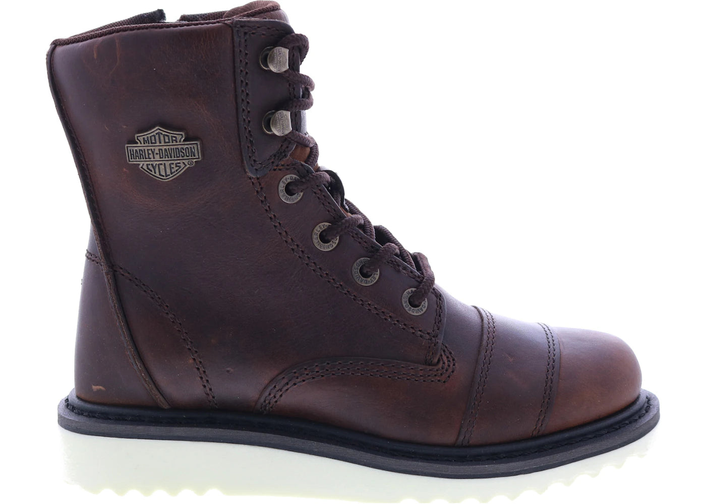 Harley-Davidson Marconi 7" Lace Seam Boots Brown (Women's)