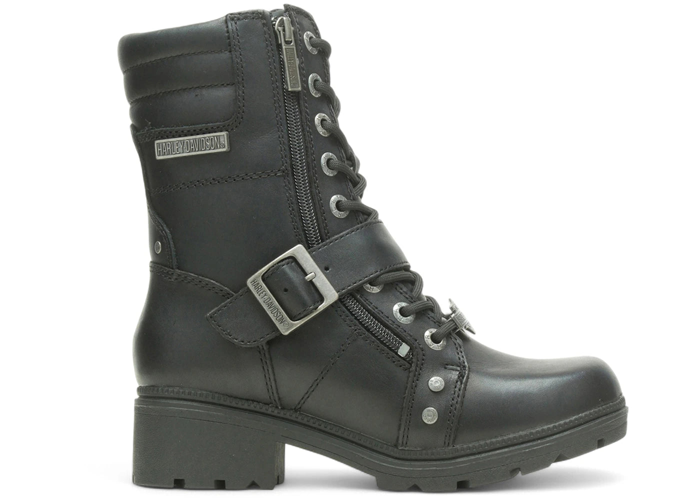 Harley-Davidson Talley Ridge 7.75" Lace Boots Black (Women's)