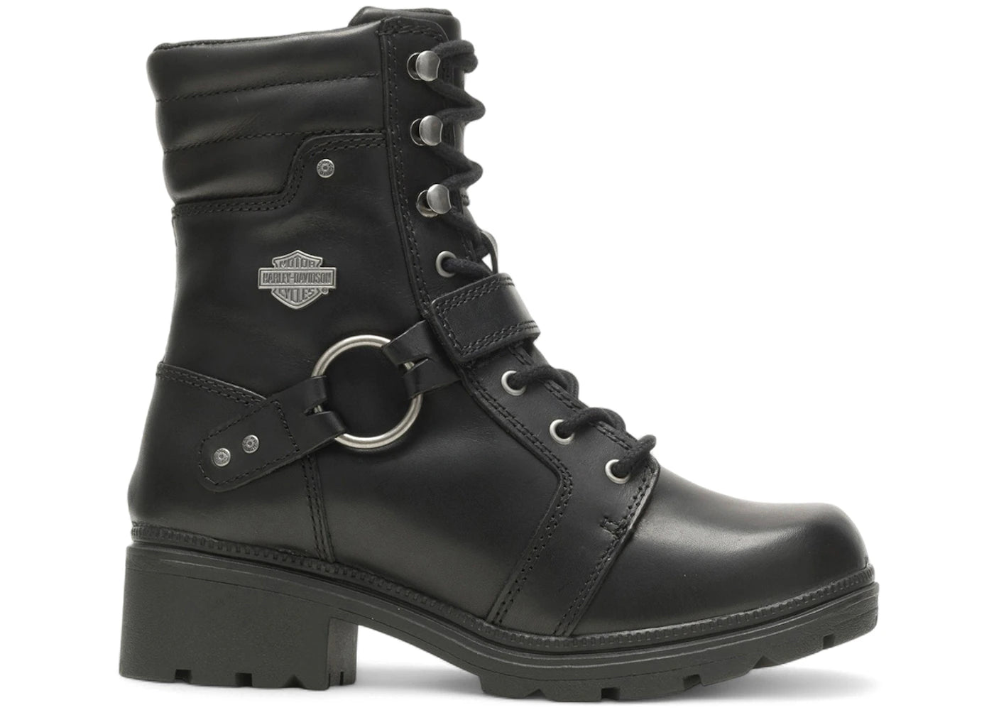 Harley-Davidson Tegan 6" Lace Harness Boots Black (Women's)