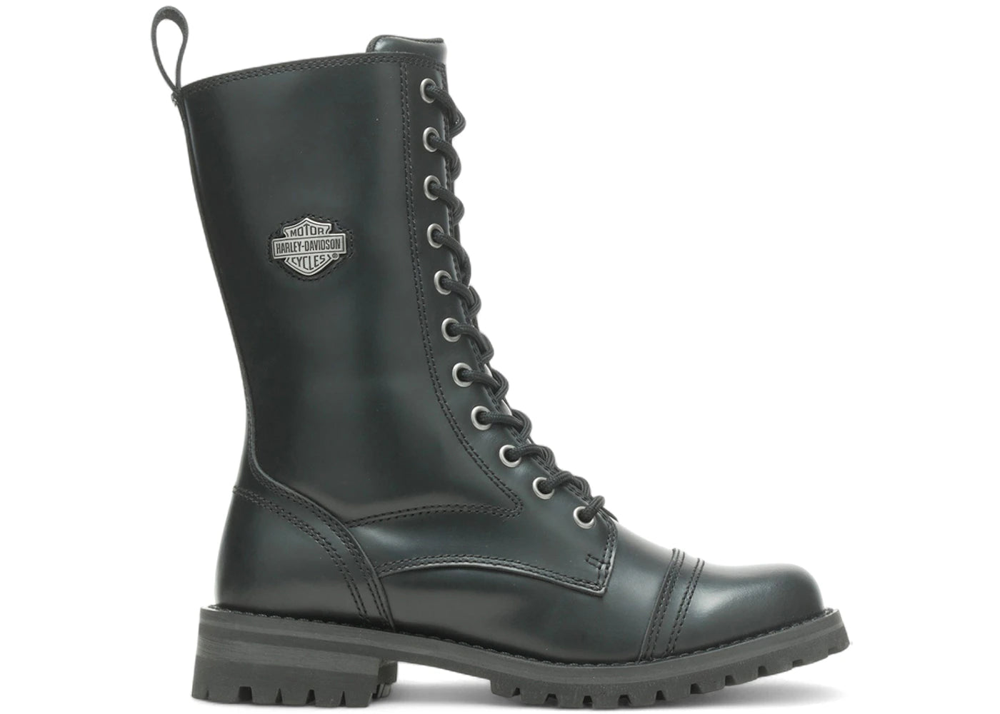 Harley-Davidson Walsen 8" Lace Boots Black (Women's)