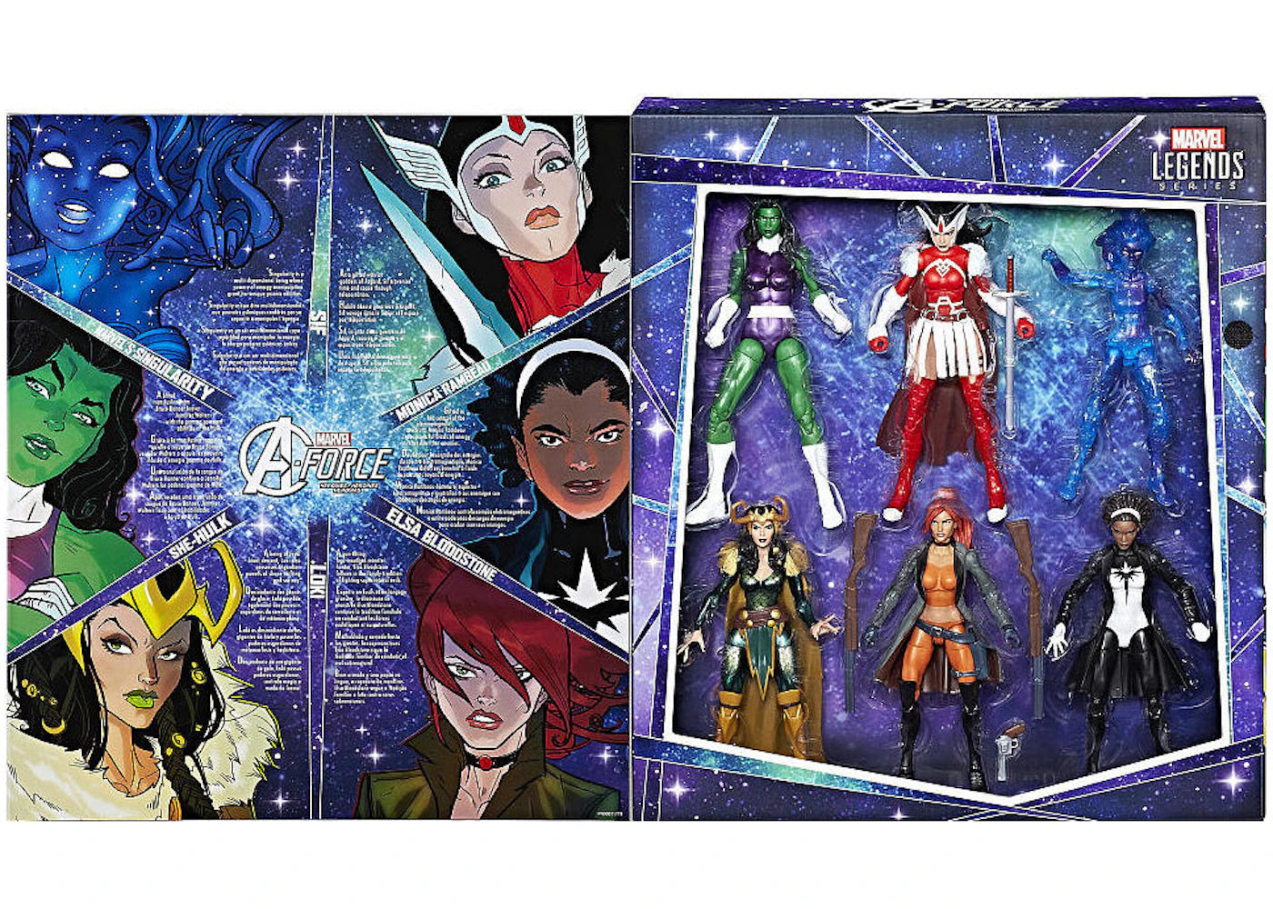 Hasbro Marvel Legends A-Force Heroines 6-Pack Action Figure – Side Kicks