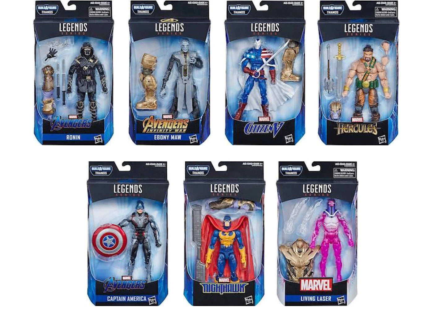 Hasbro Marvel Legends Avengers: Endgame Set - Thanos BAF Action Figure ...