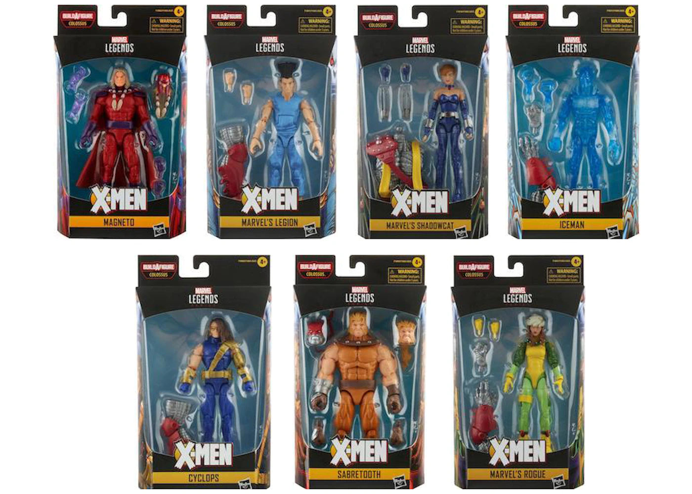 Hasbro Marvel Legends X-Men Wave 7 Set - Colossus BAF Action Figure ...