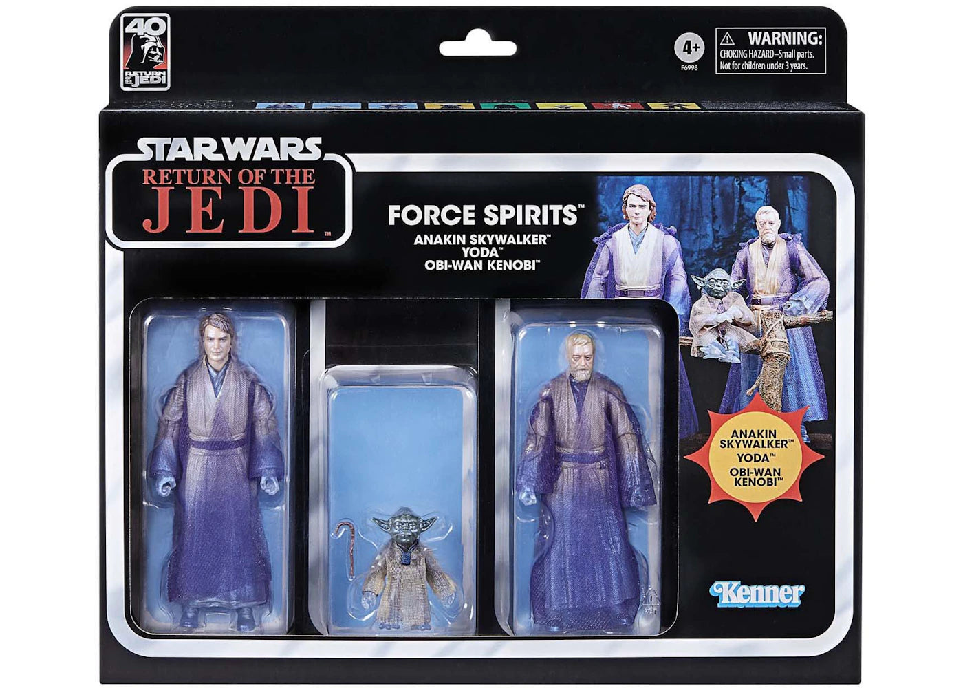 Hasbro Star Wars The Black Series ROTJ Force Ghosts Action Figure Set