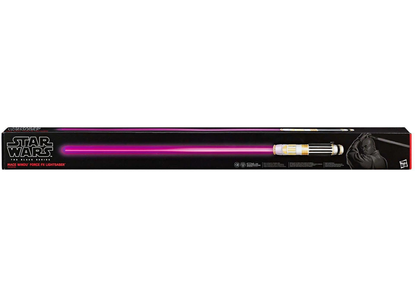 Hasbro Star Wars The Black Series Revenge of the Sith Mace Windu Force FX Lightsaber Purple
