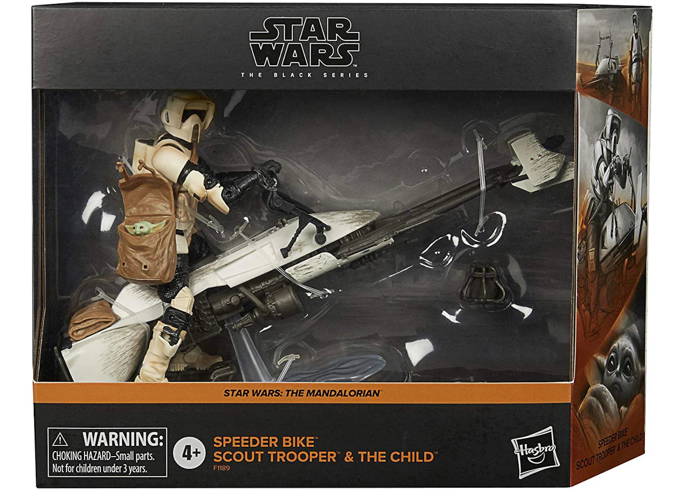 Hasbro Star Wars The Black Series Speeder Bike Scout Trooper & The Child Action Figure