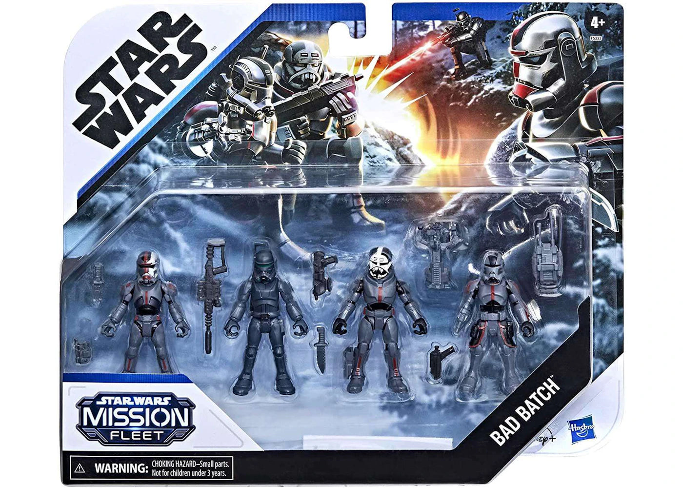 Hasbro Star Wars Mission Fleet Bad Batch Figure (4-Pack)