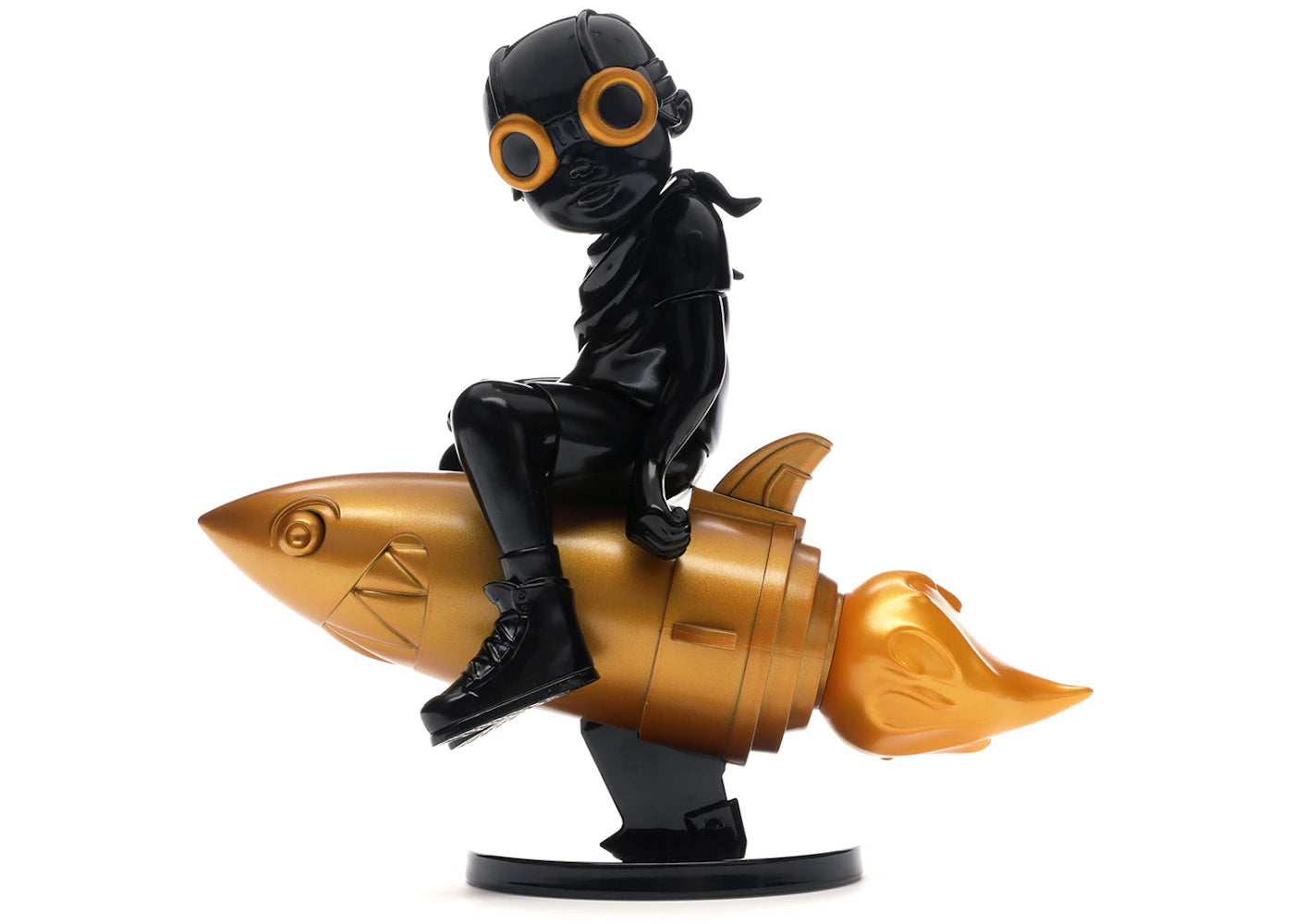 Hebru Brantley x Billionaire Boys Club x Bait Beyond The Beyond Fly Boy Figure 9 Inches Black/Gold