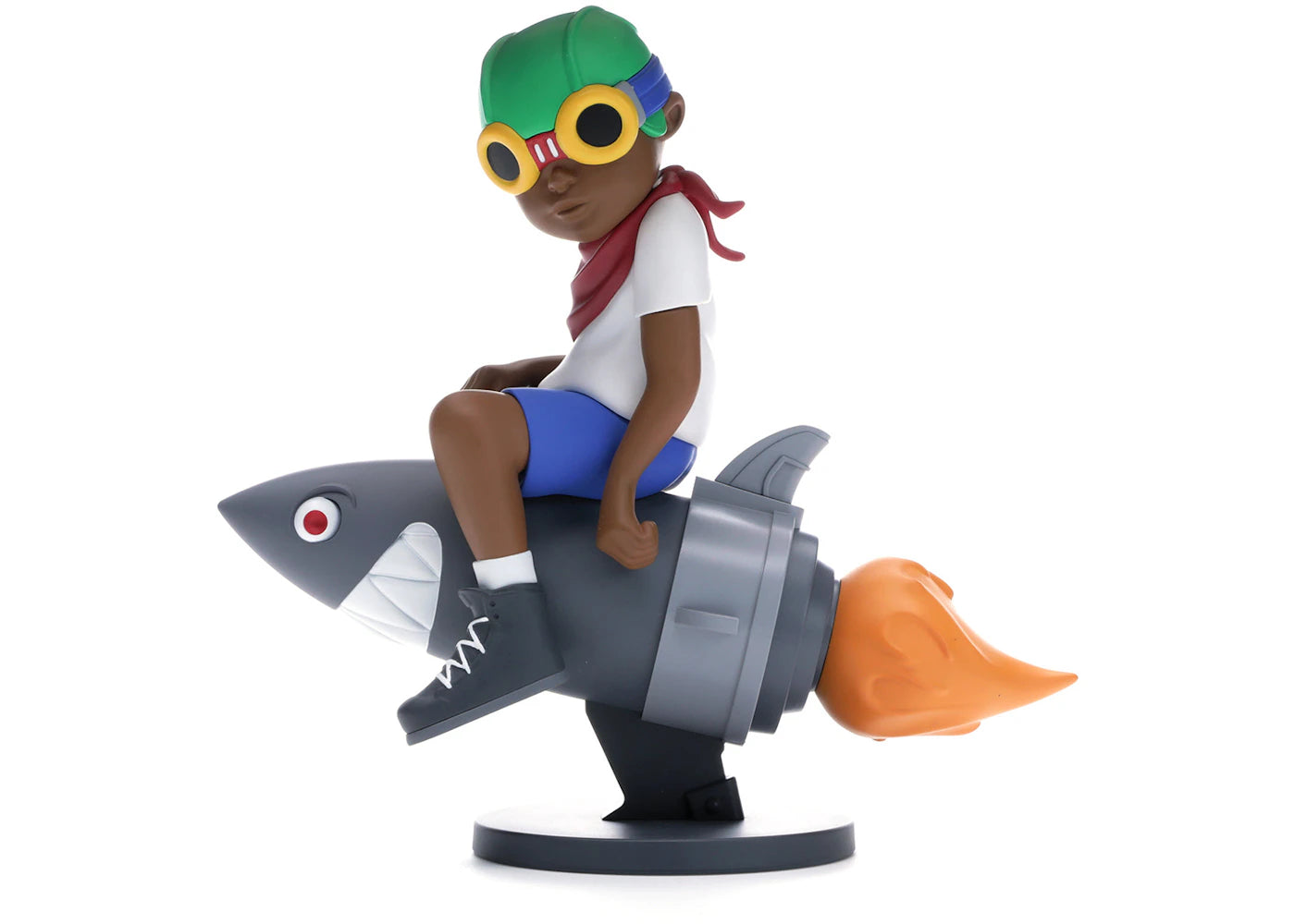 Hebru Brantley x Billionaire Boys Club x Bait Beyond The Beyond Fly Boy Figure 9 Inches White/Multi