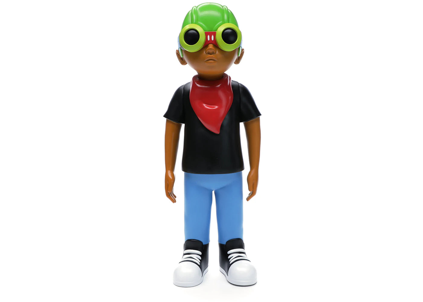 Hebru Brantley x Mindstyle Fly Boy Black Tee Vinyl Figure Multi