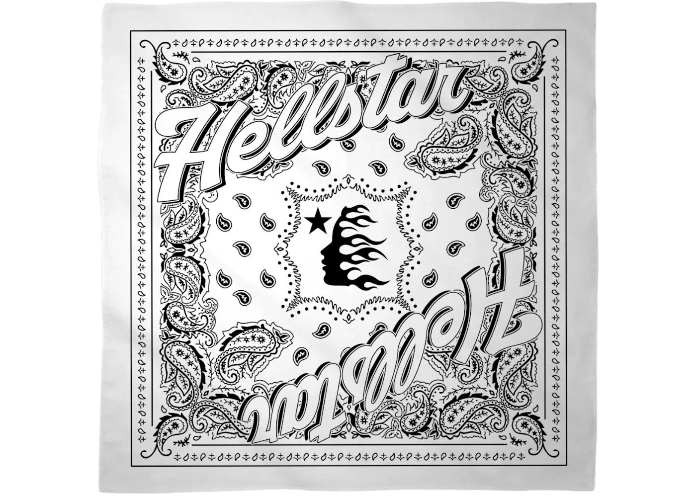 Hellstar Bandana White White