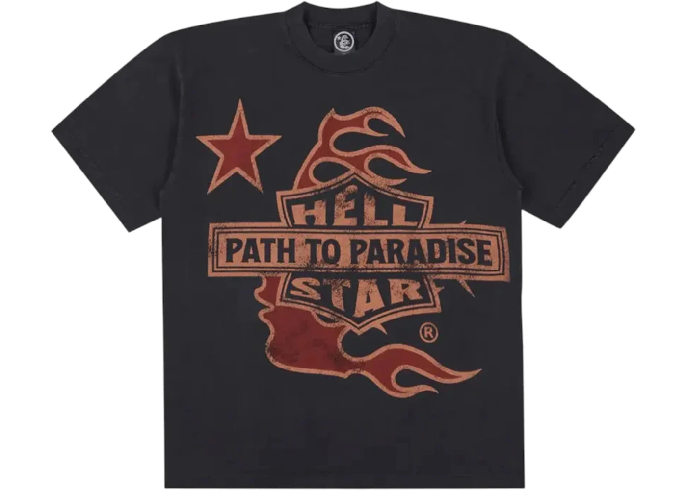 Hellstar Biker Tour Short Sleeve T-shirt Black
