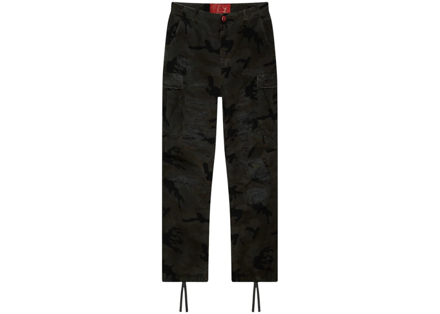 Hellstar Distressed Cargo Pants Black