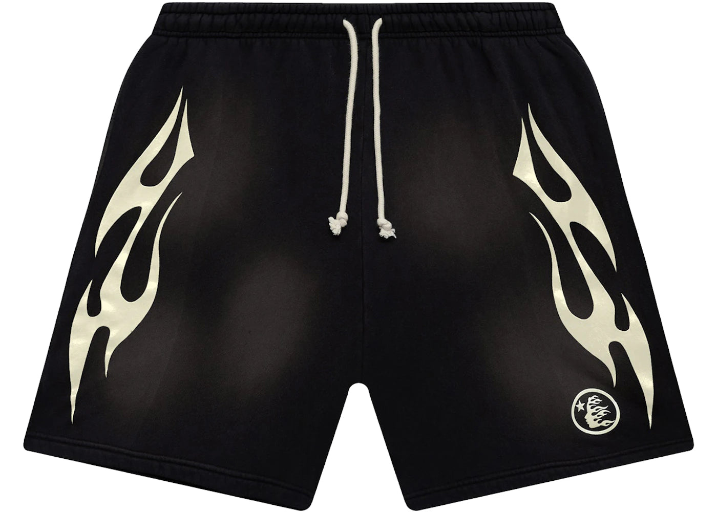 Hellstar Flame Shorts White