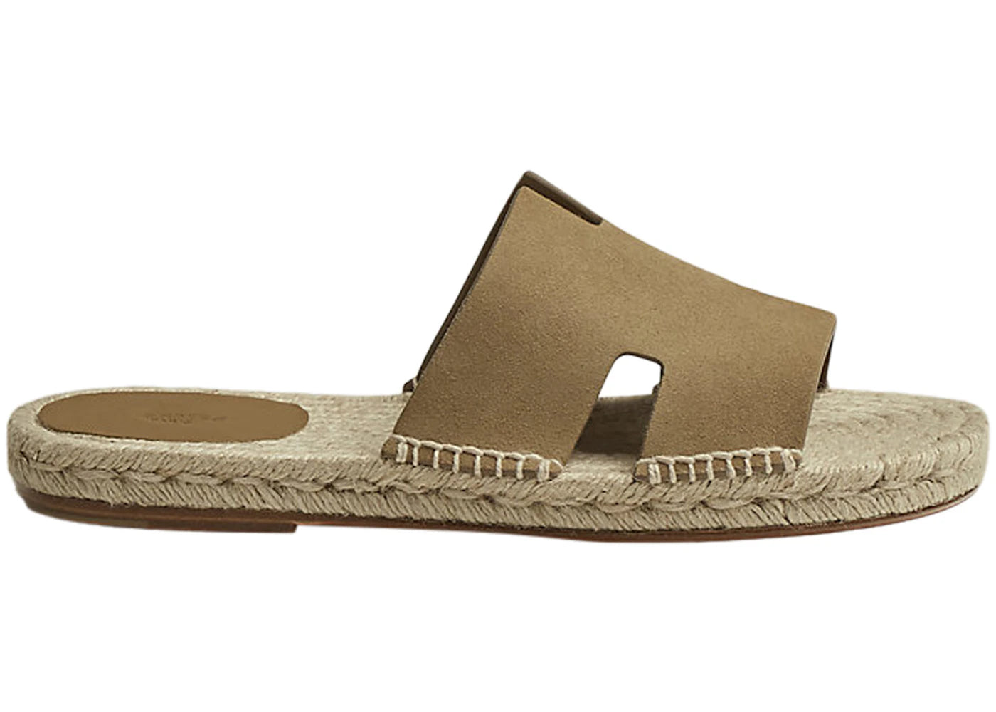 Hermes Antigua Espadrille Beige Gobi Suede Goatskin