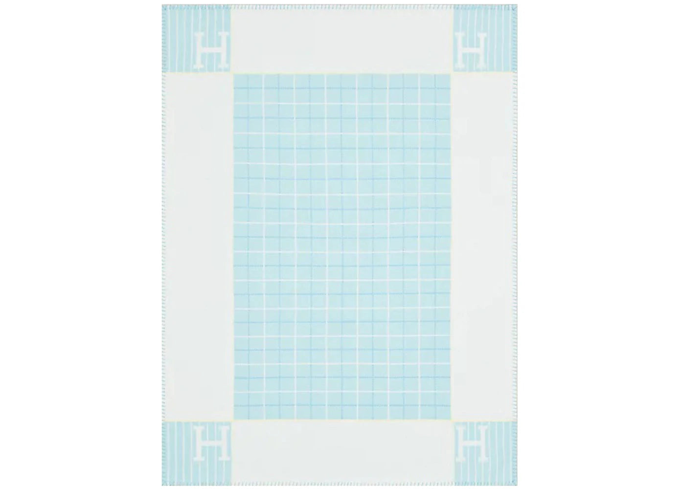 Hermes Avalon Cabriole Blanket Vert Aqua