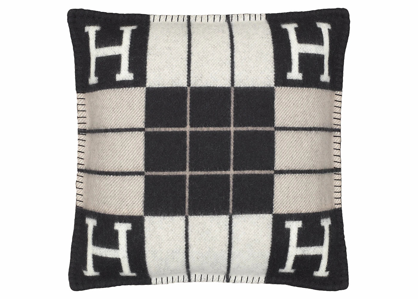 Hermes Avalon III Pillow Small Model Ecru Noir