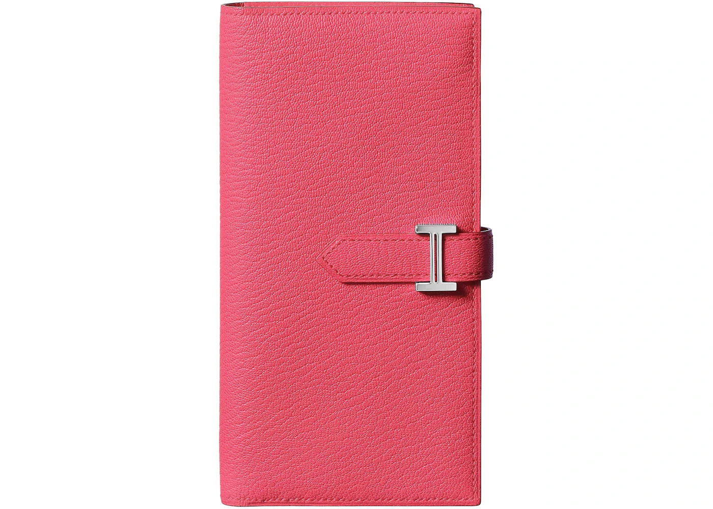 Hermes Bearn Wallet Rose Lipstick