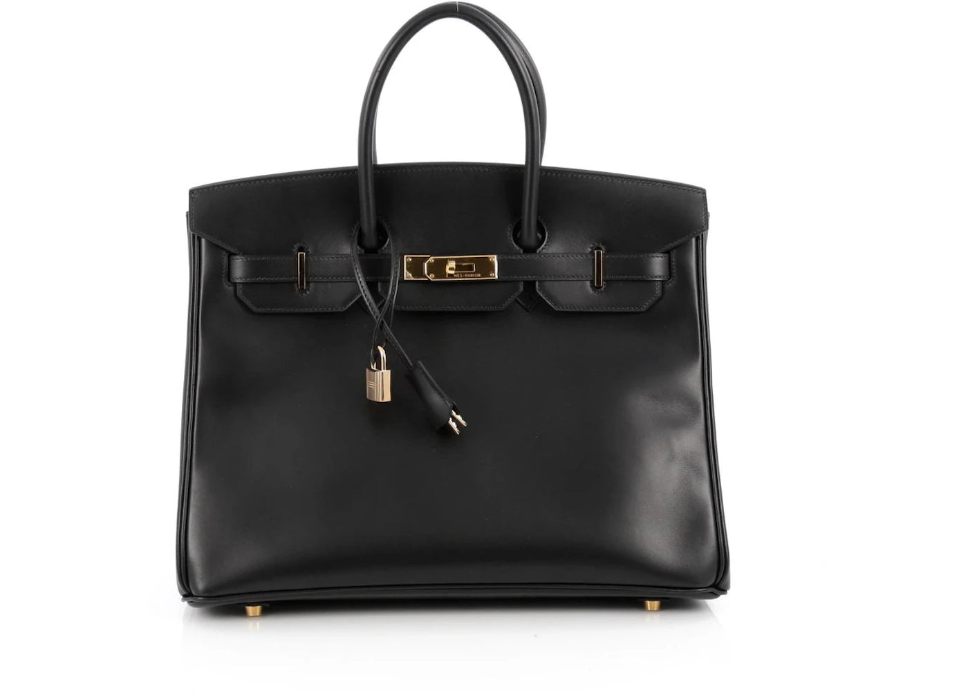 Hermes Birkin Box Calf 35 Black