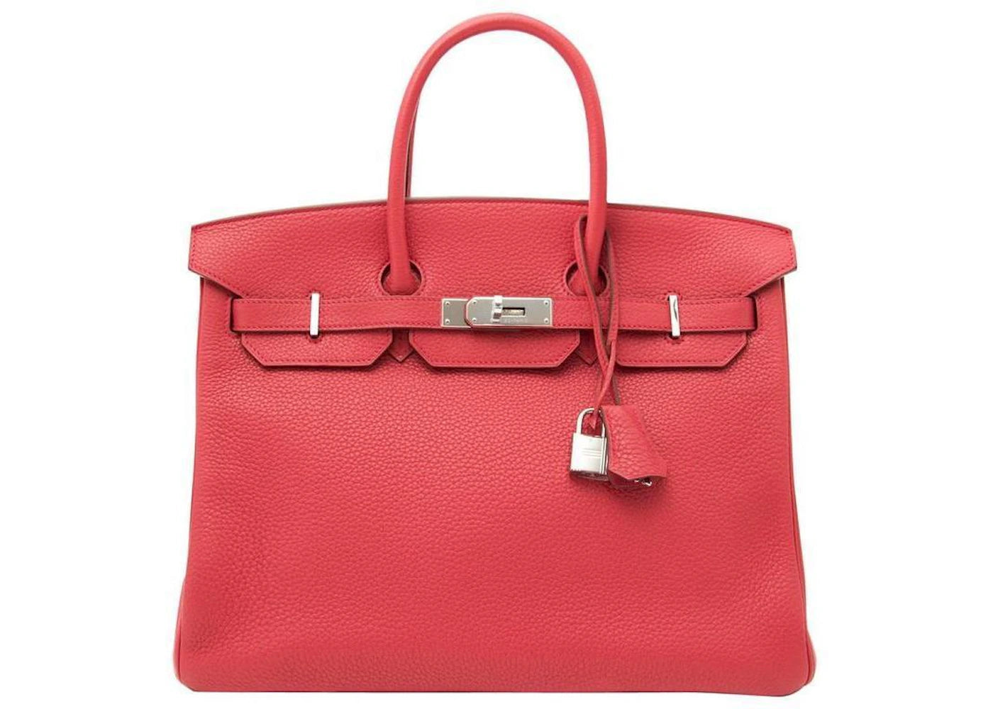 Hermes Birkin Clemence 35 Bougainvillea Palladium