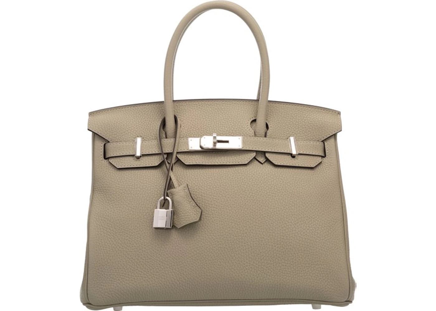 Hermes Birkin Clemence Palladium 30 Sage