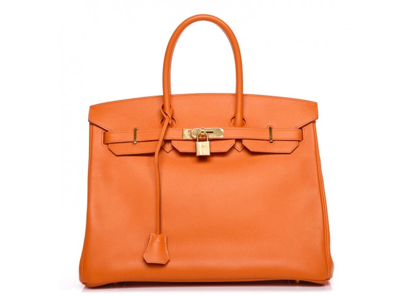 Hermes Birkin Epsom Gold 35 Orange