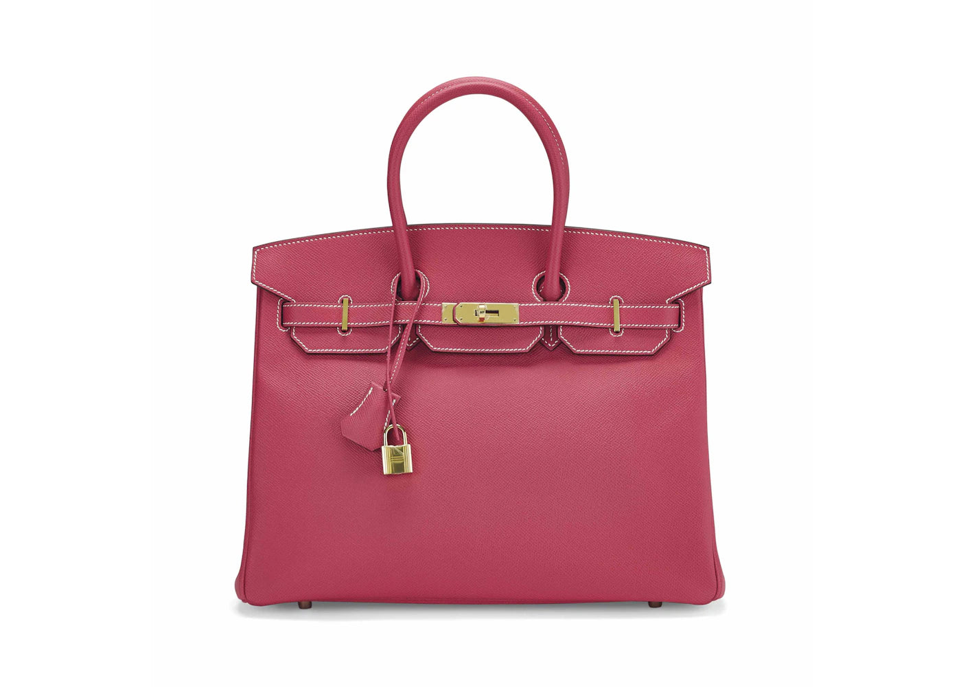 Hermes Birkin Epsom Gold-Tone 35 Rose Tyrien