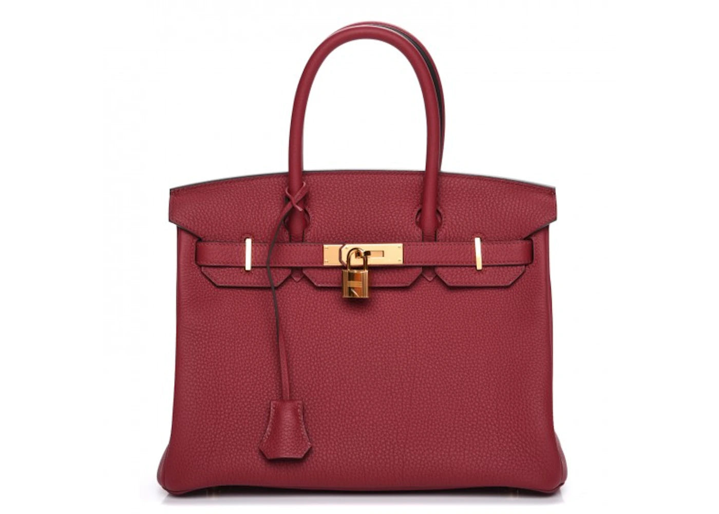 Hermes Birkin Togo 30 Rouge Grenat