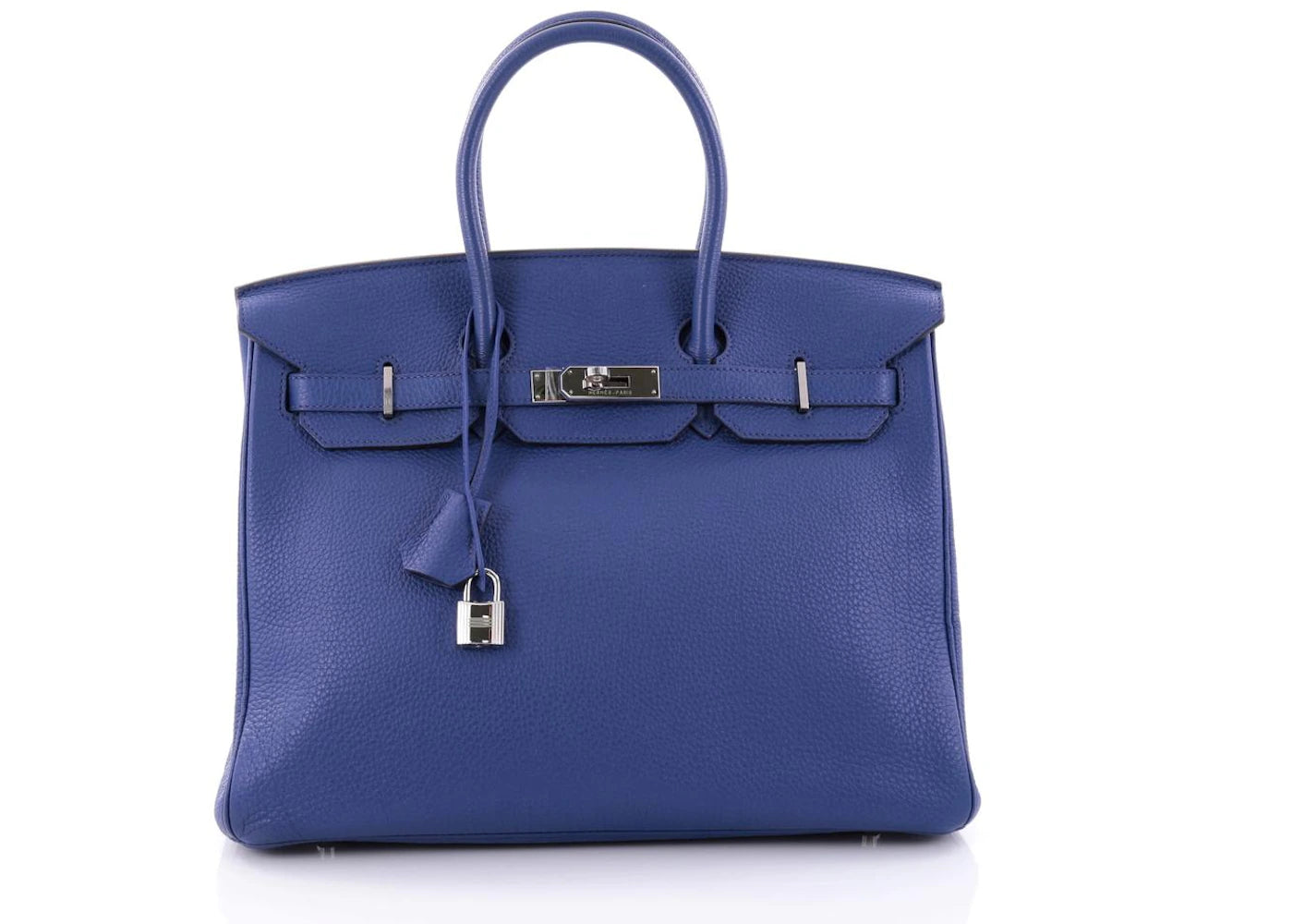 Hermes Birkin Togo 35 Bleu Electric