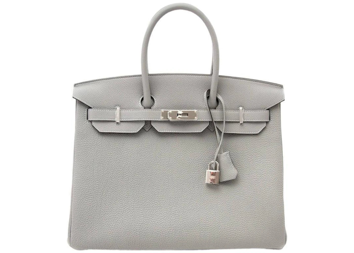 Hermes Birkin Togo 30 Gris Mouette