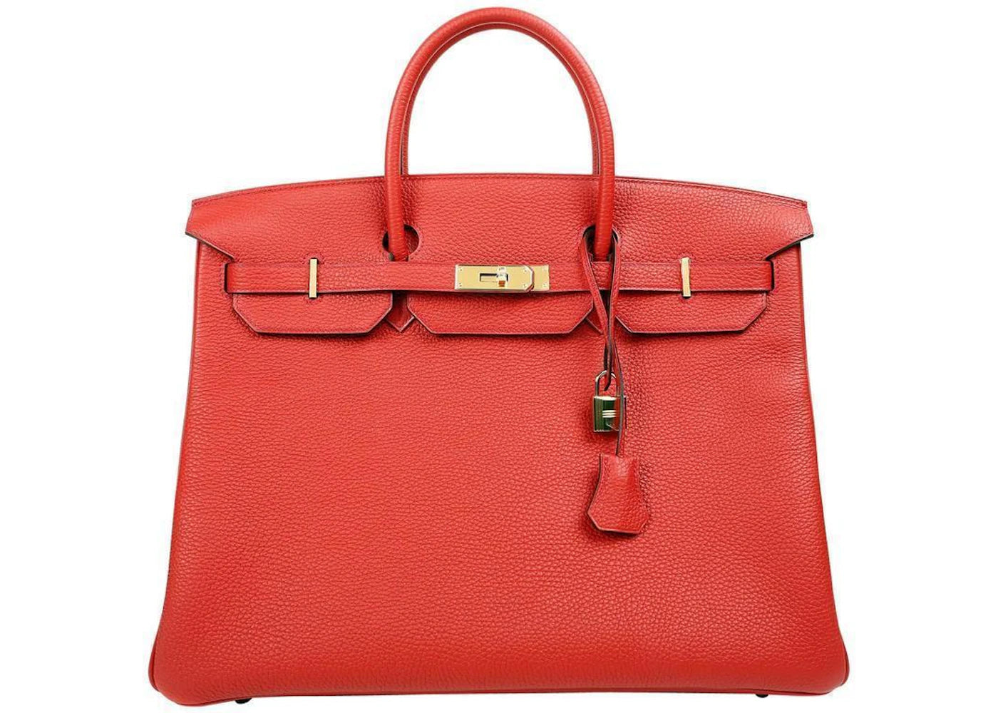 Hermes Birkin Togo 40 Rouge Tomate