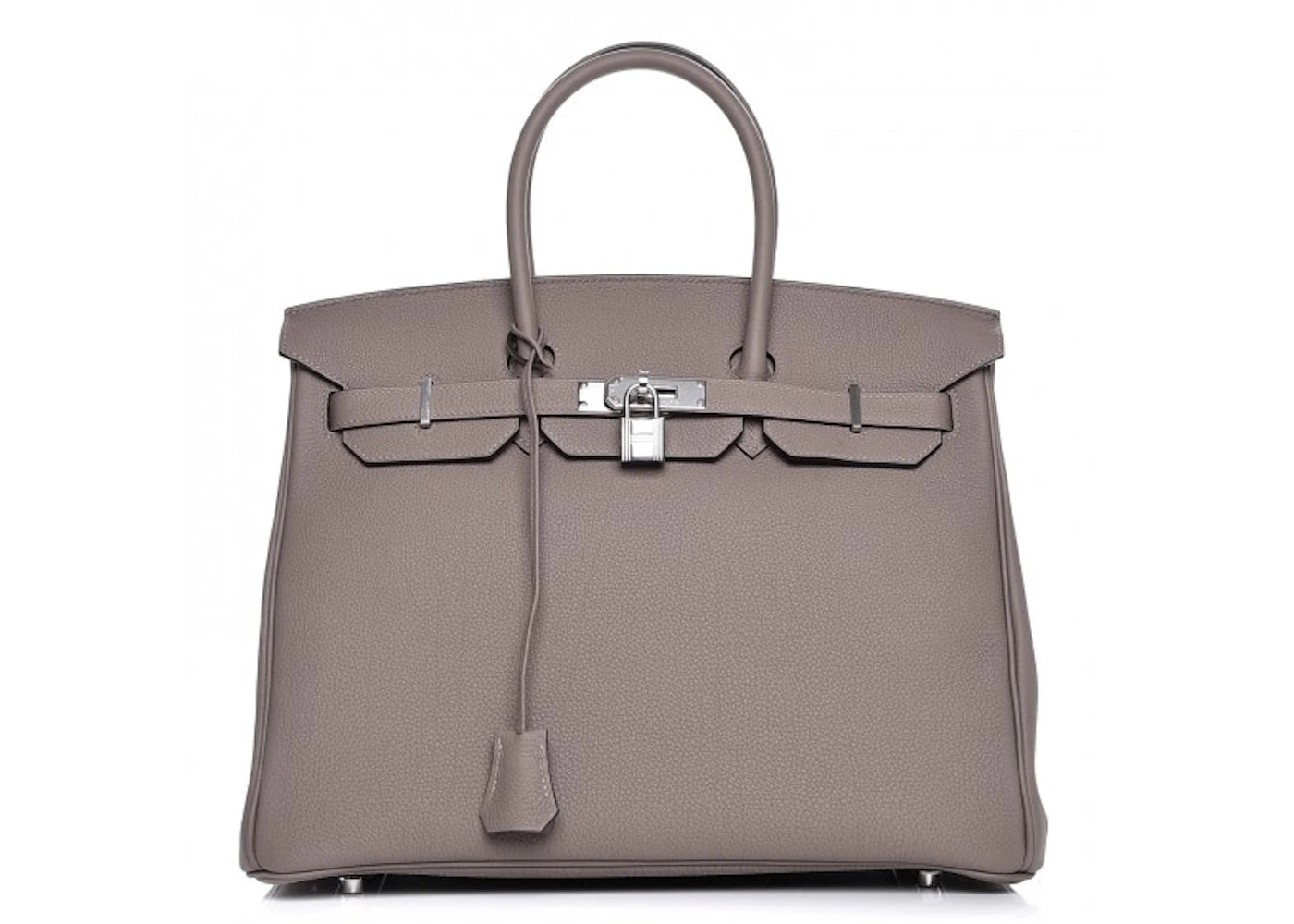 Hermes Birkin Togo Palladium 35 Gris Asphalte