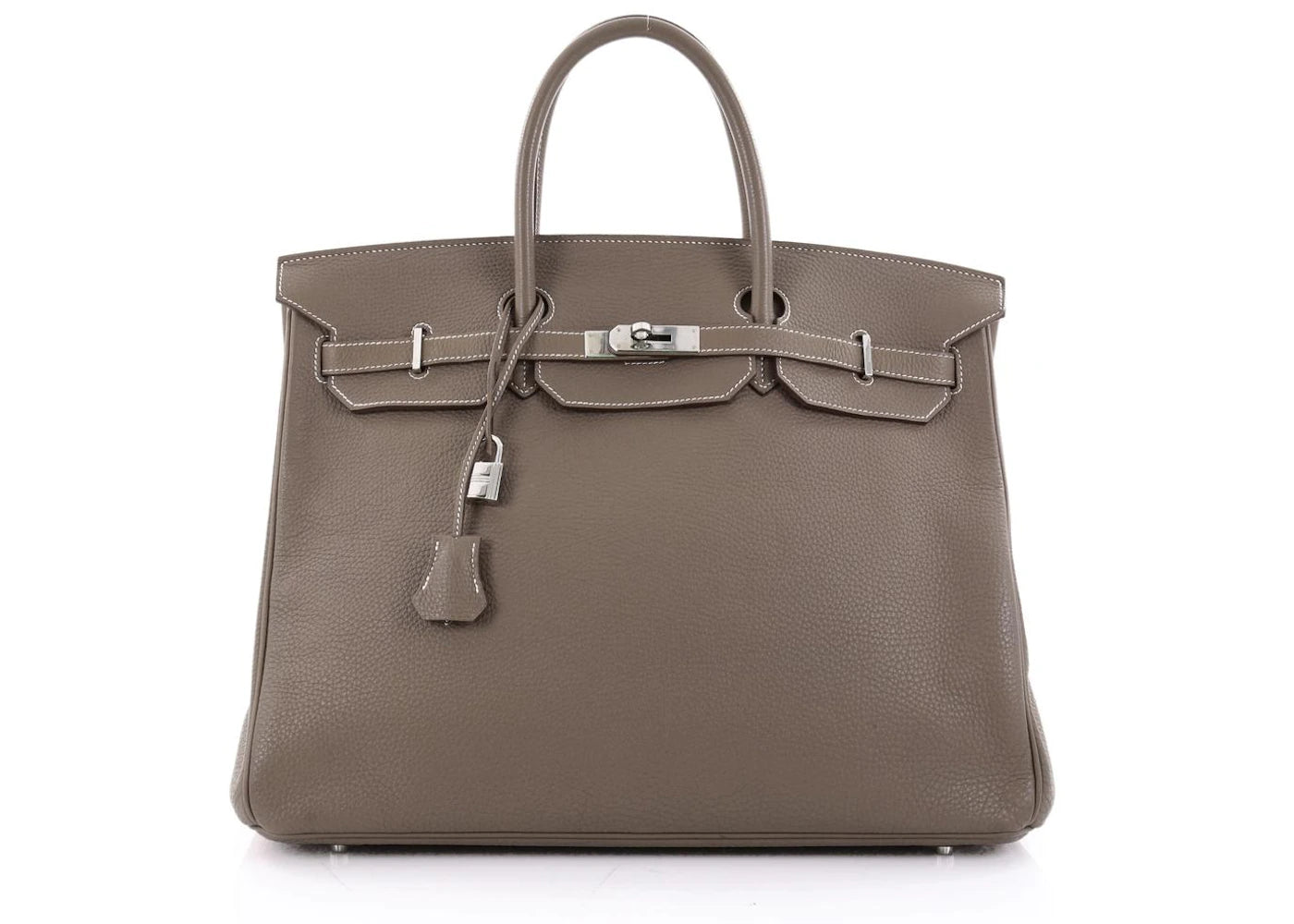 Hermes Birkin Togo Palladium 40 Etoupe