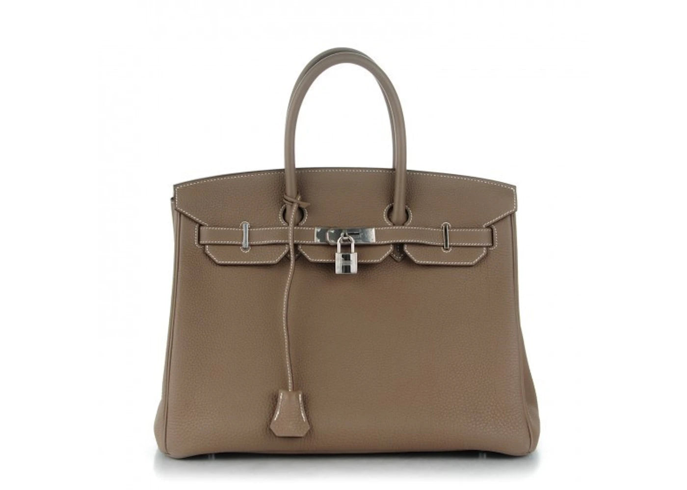 Hermes Birkin Togo Palladium 35 Etoupe