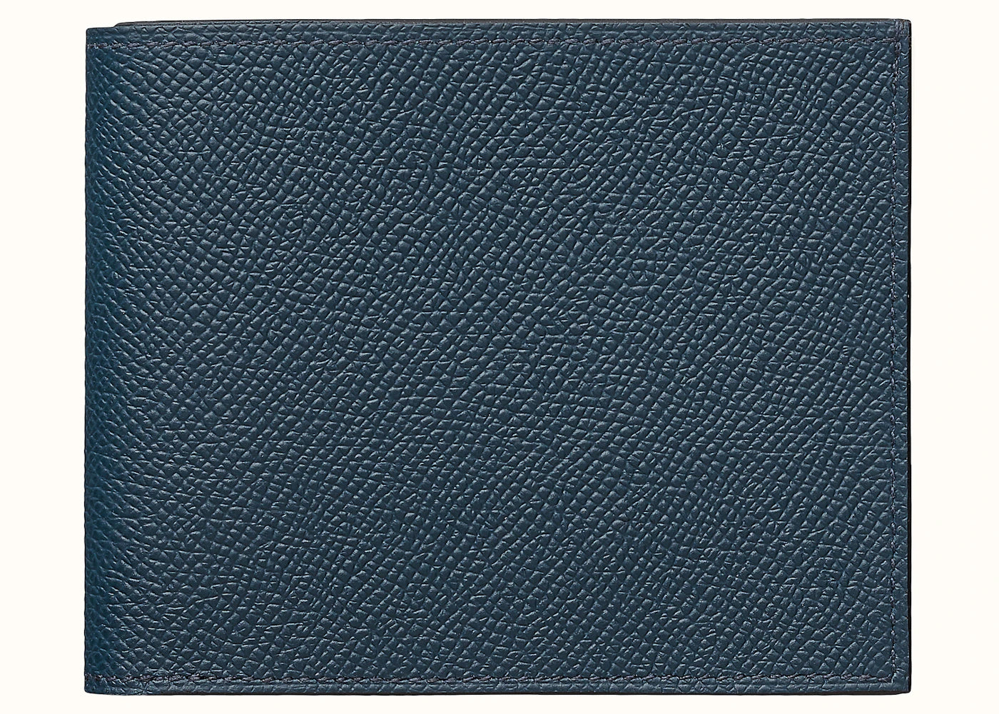 Hermes Citizen Twill Compact Wallet Epsom Bleu De Malte