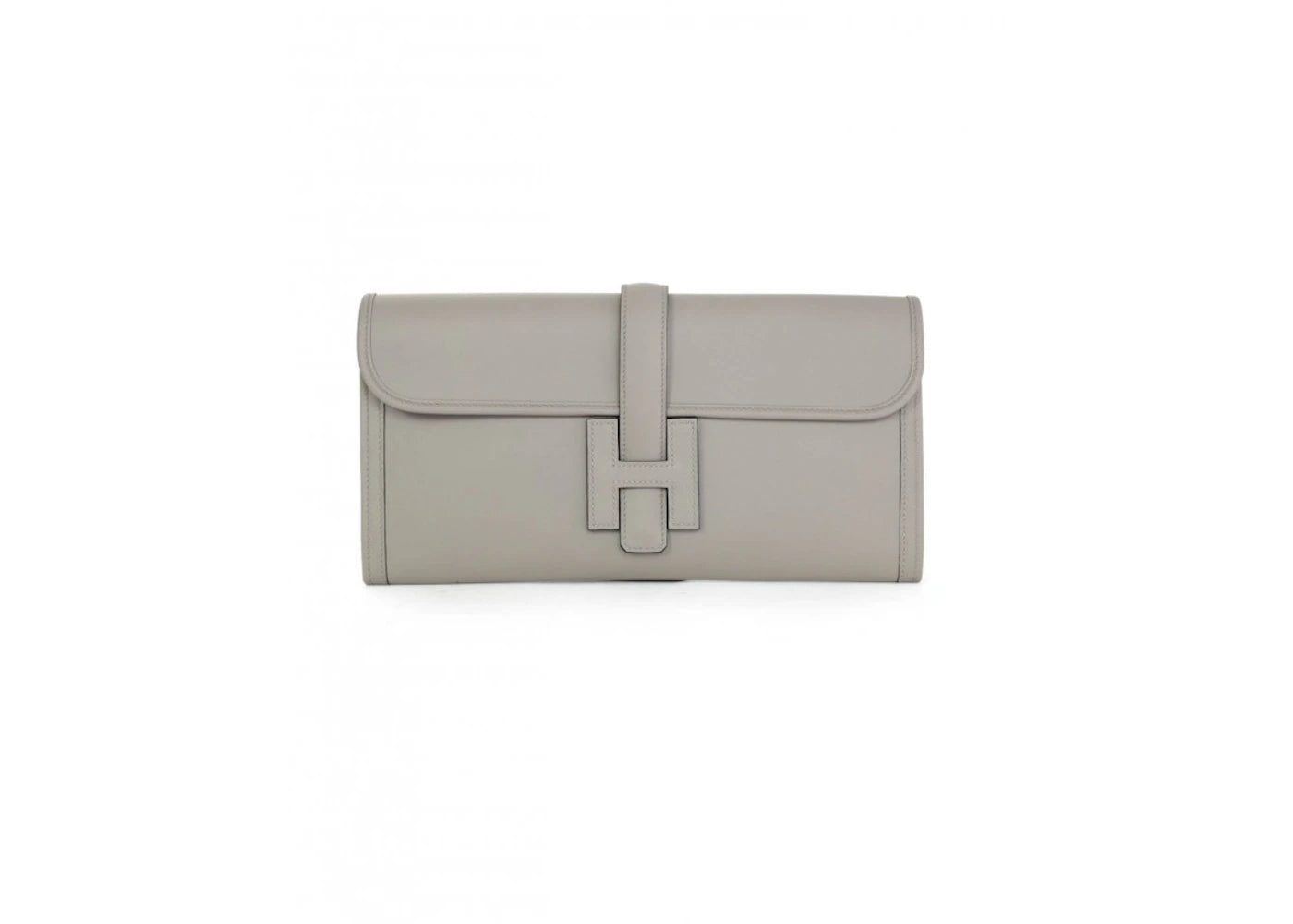 Hermes Clutch Jige Elan 29 Grey