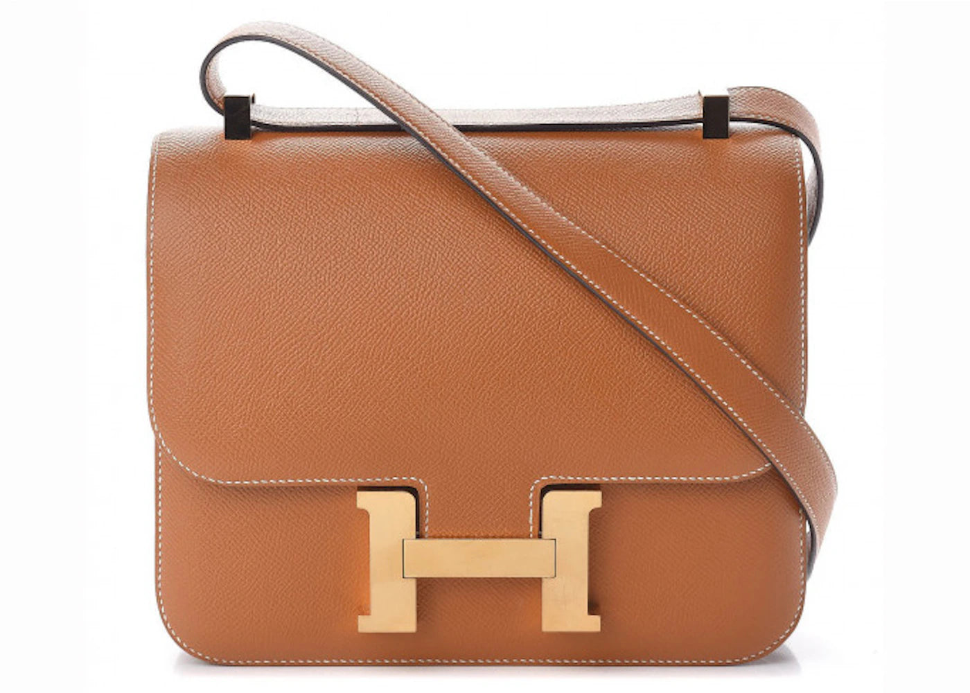 Hermes Constance Epsom Gold Plated 24 Gold