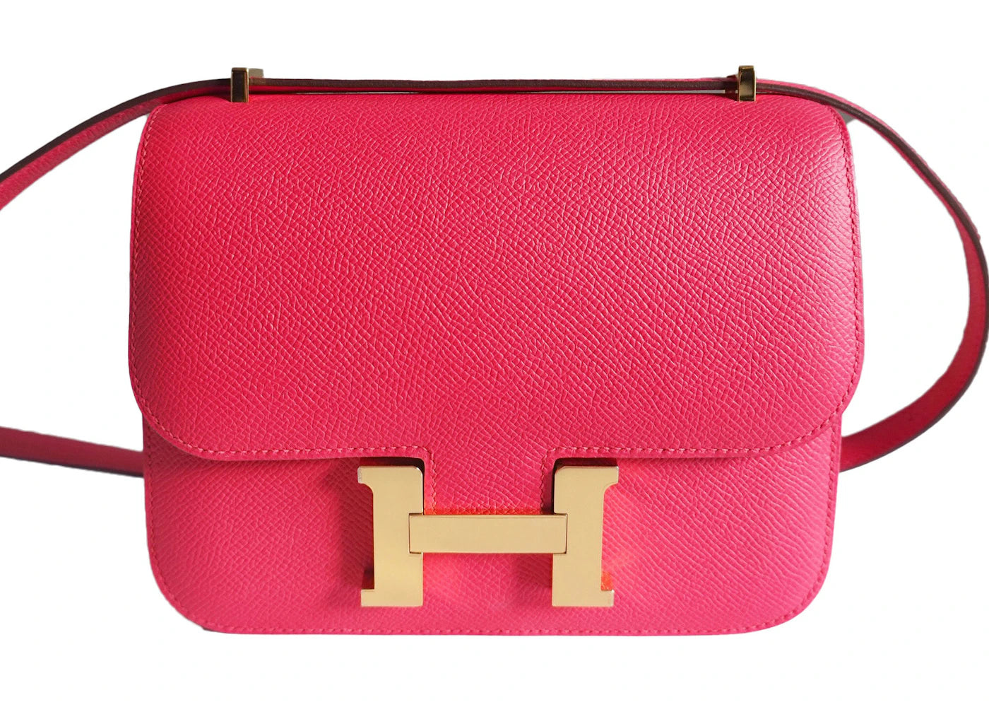 Hermes Constance III Epsom Mini 18 Rose Extreme