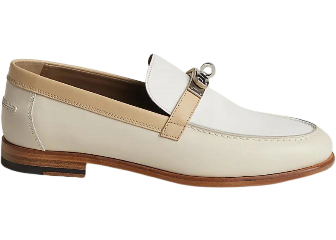 Hermes Destin Loafer White Blanc (Women's)