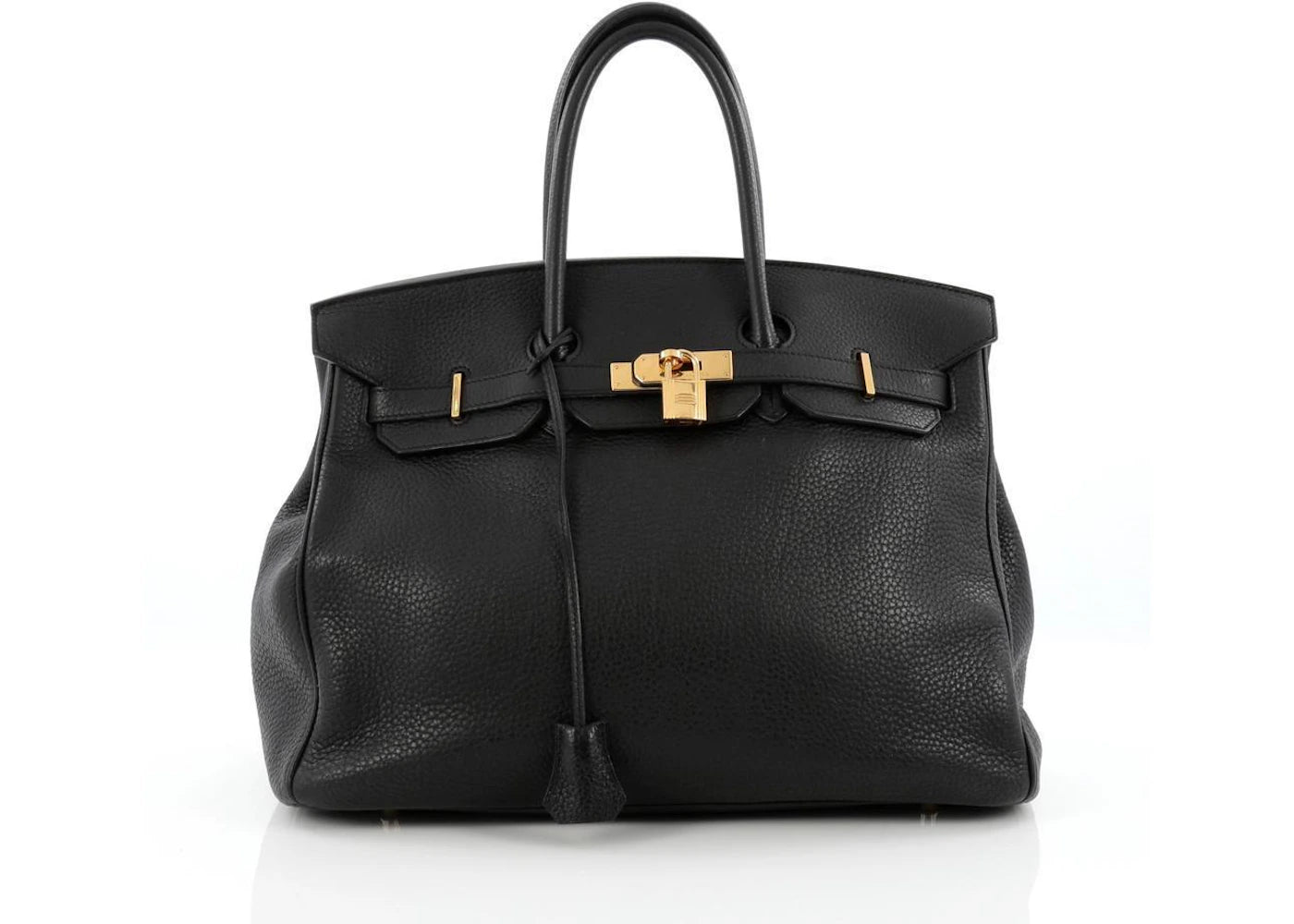 Hermes Handbag Birkin Clemence 35 Black