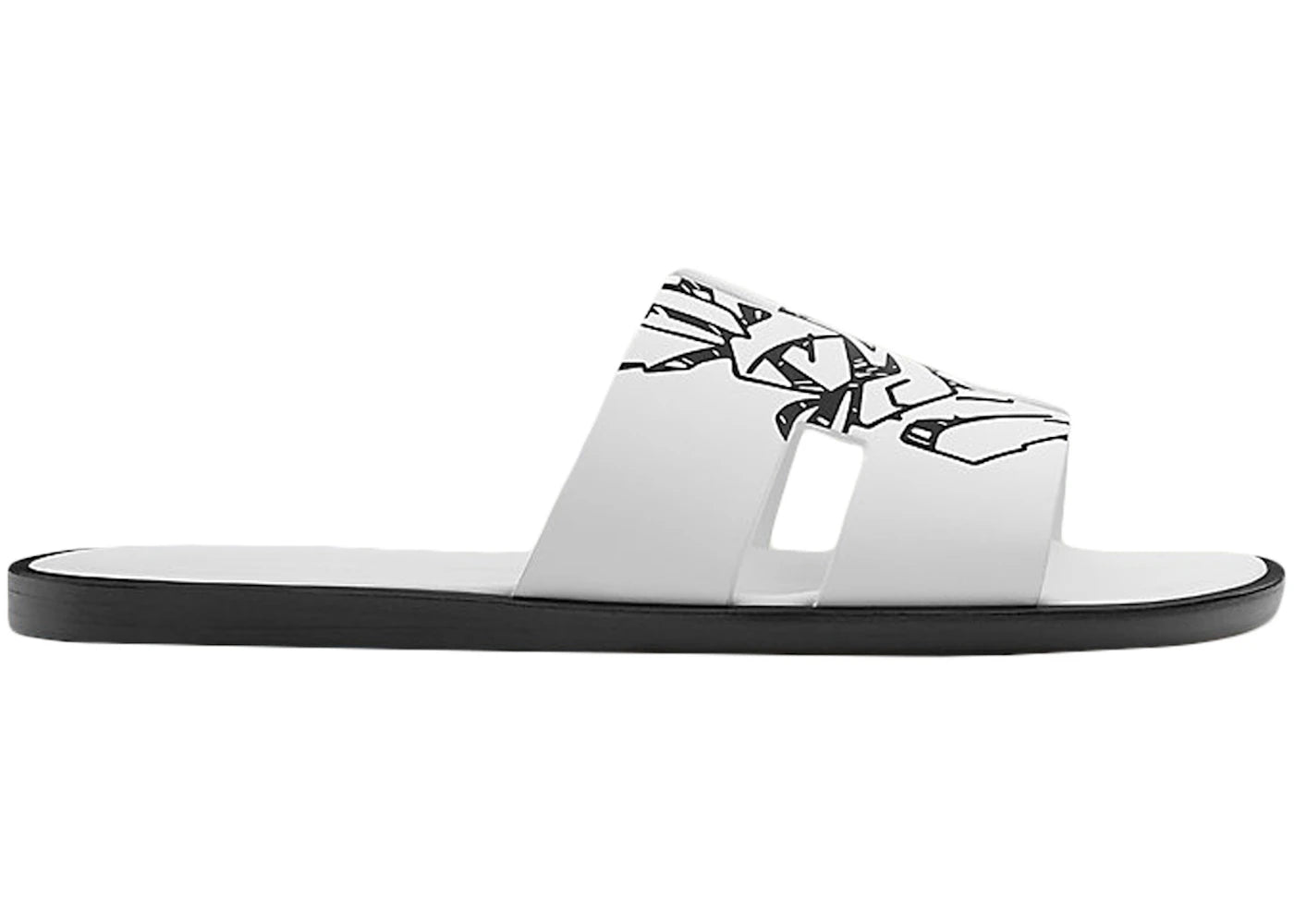 Hermes Izmir Sandal Graff Noir Maison Calfskin Leather