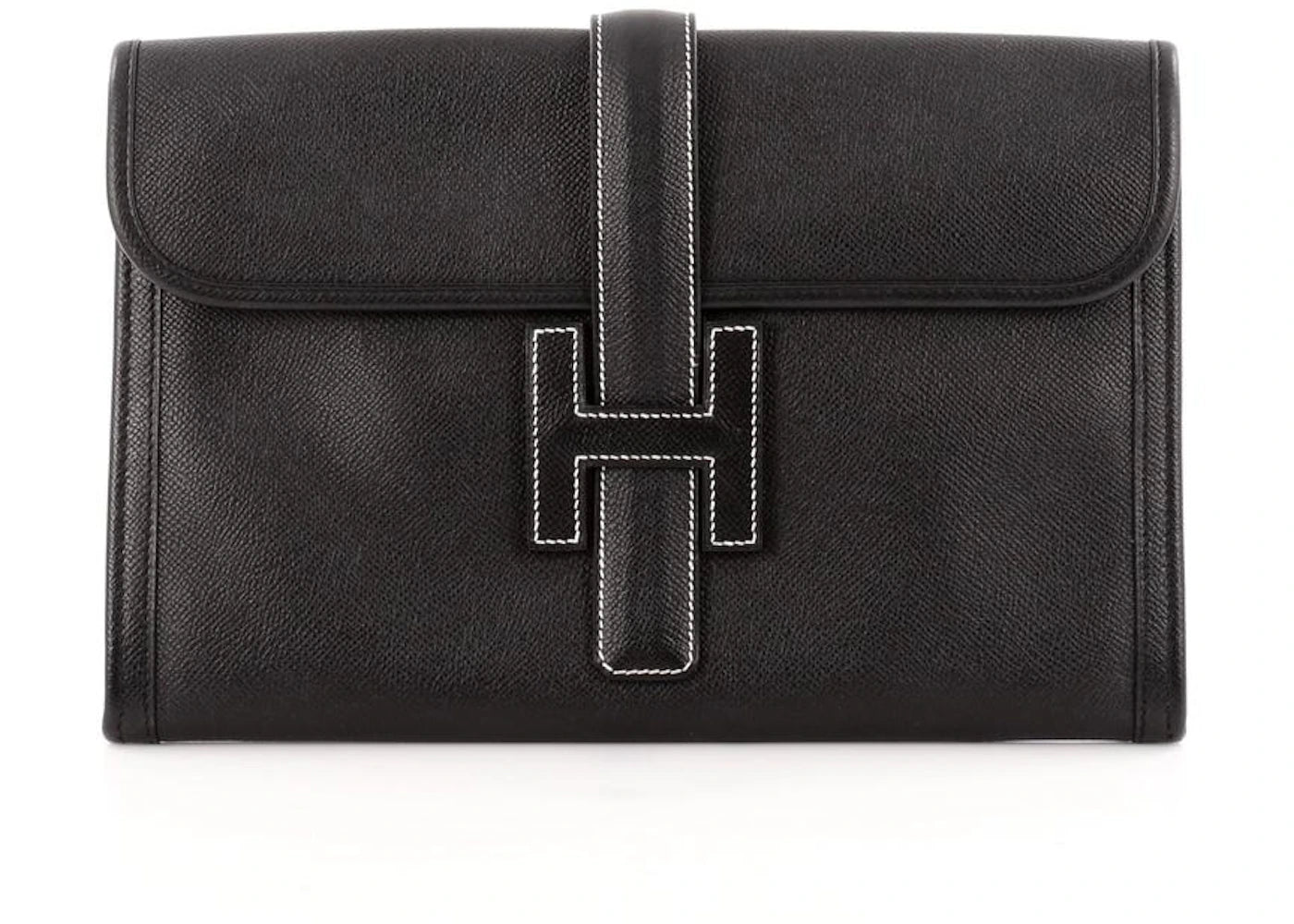 Hermes Jige Clutch Epsom PM Noir