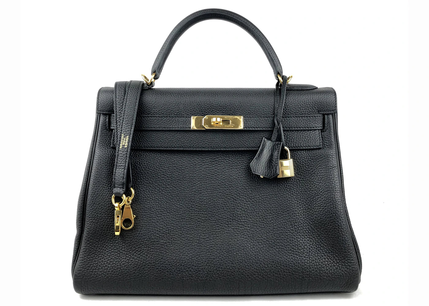 Hermes Kelly Retourne Togo 32 Noir