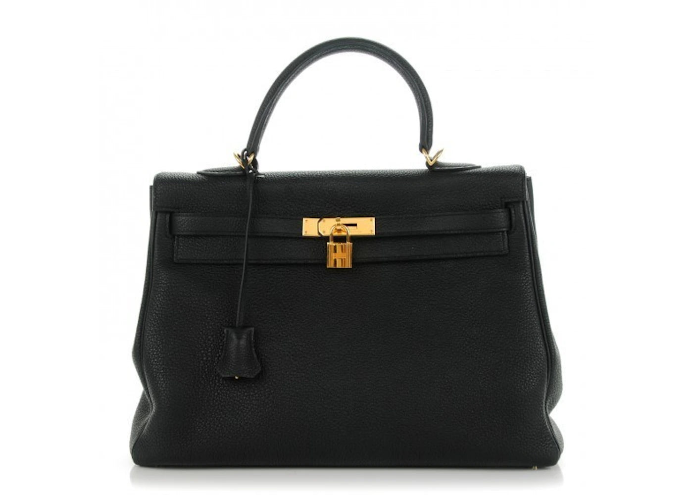 Hermes Kelly Retourne Togo 35 Noir Black