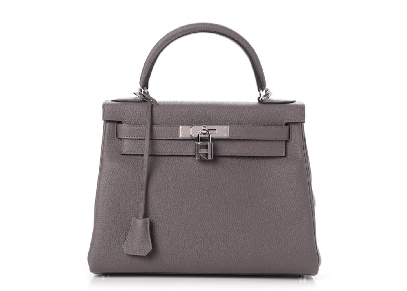 Hermes Kelly Retourne Togo Palladium 28 Etain