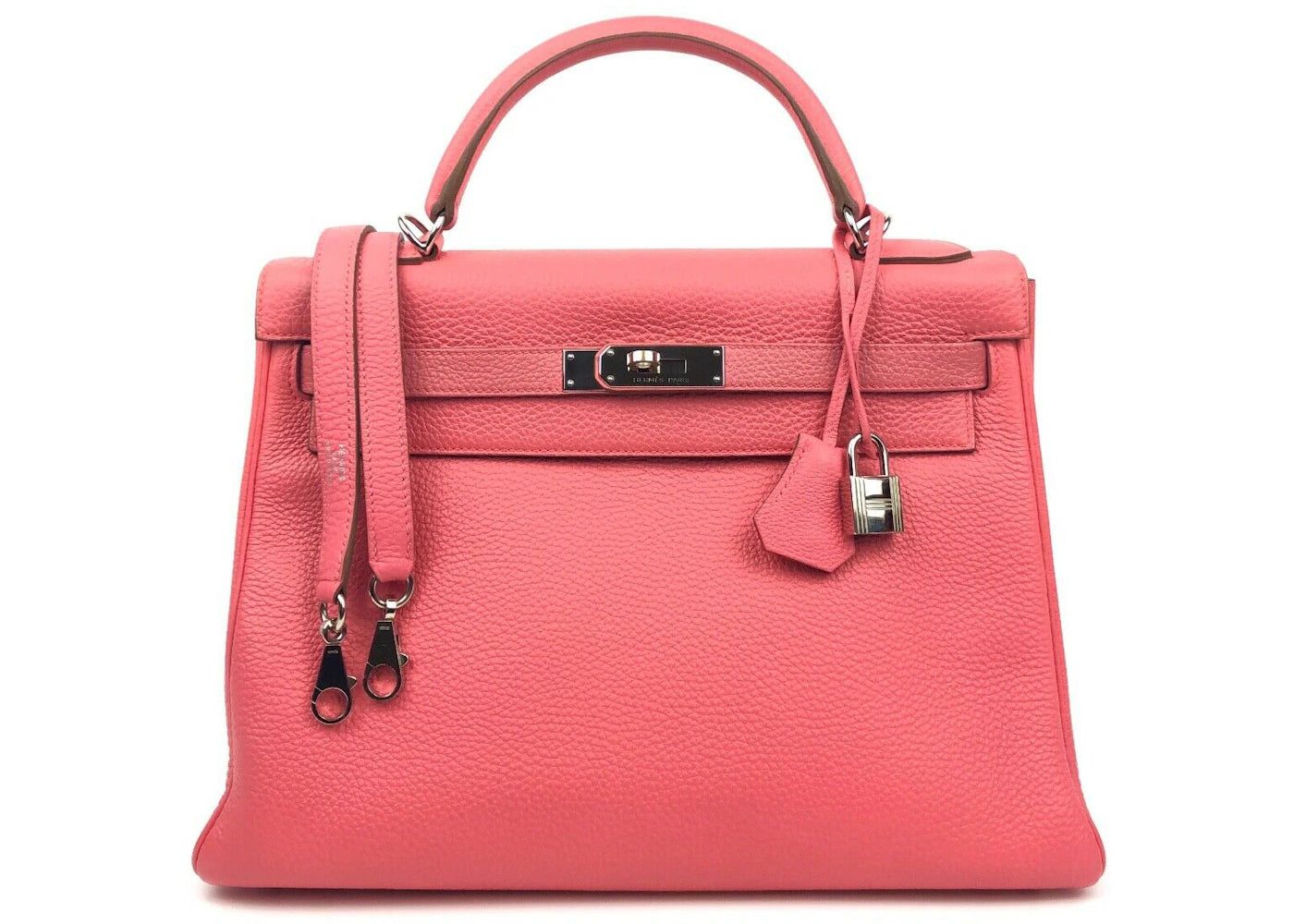 Hermes Kelly Togo Palladium-tone 32 Rose