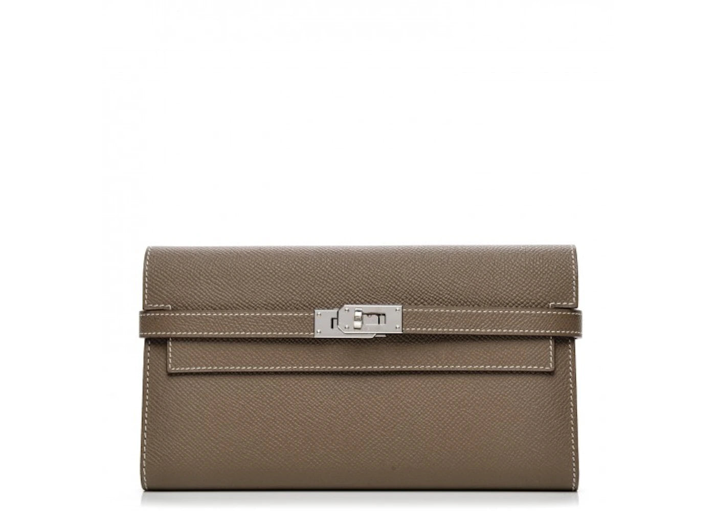 Hermes Kelly Classic Wallet Epsom Etoupe