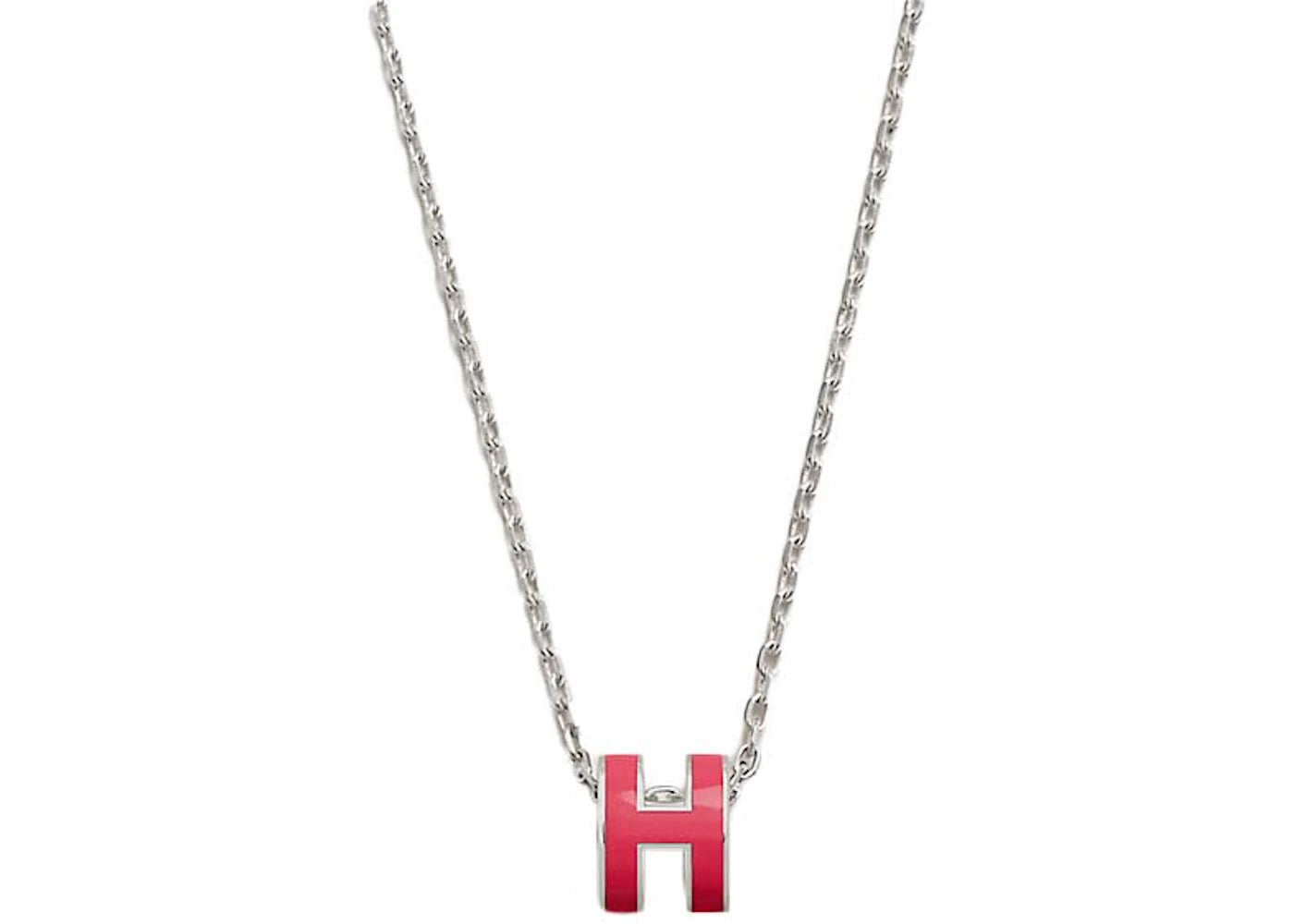 Hermes Mini Pop H Pendant Rose Tropique