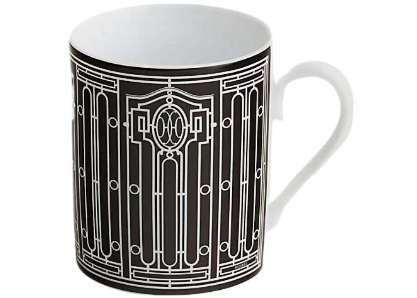 Hermes Mug H Deco No.2 Black/White